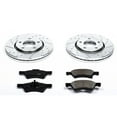 thumbnail image 3 of PowerStop Front Z23 Evolution Sport Carbon-Fiber Ceramic Brake Pad and Drilled & Slotted Rotor Kit Fits: DODGE Select Models K5246, 3 of 10