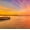Sunset And Water, variant on Elephant Stock Sunset And Water Wall Art - Panoramic Canvas Wall Art - Living Room Wall Decor - Nature Canvas - Brown And Orange Decor - 24" x 8"