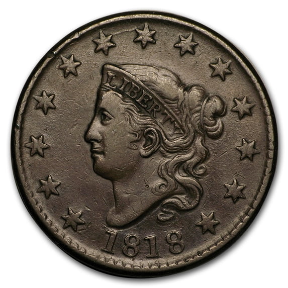 1818 Large Cent XF