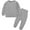 Light gray, variant on WIBACKER 3M-8Y Thermal Underwear Set for Toddler Girls Boys Long Johns Kids Warm Cotton Pajamas Hight Waist Pjs