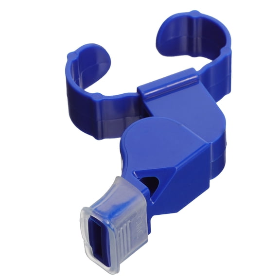 Mobutofu Blue Plastic Whistle with Ring for Coaches Outdoor Sports Safety and Survival