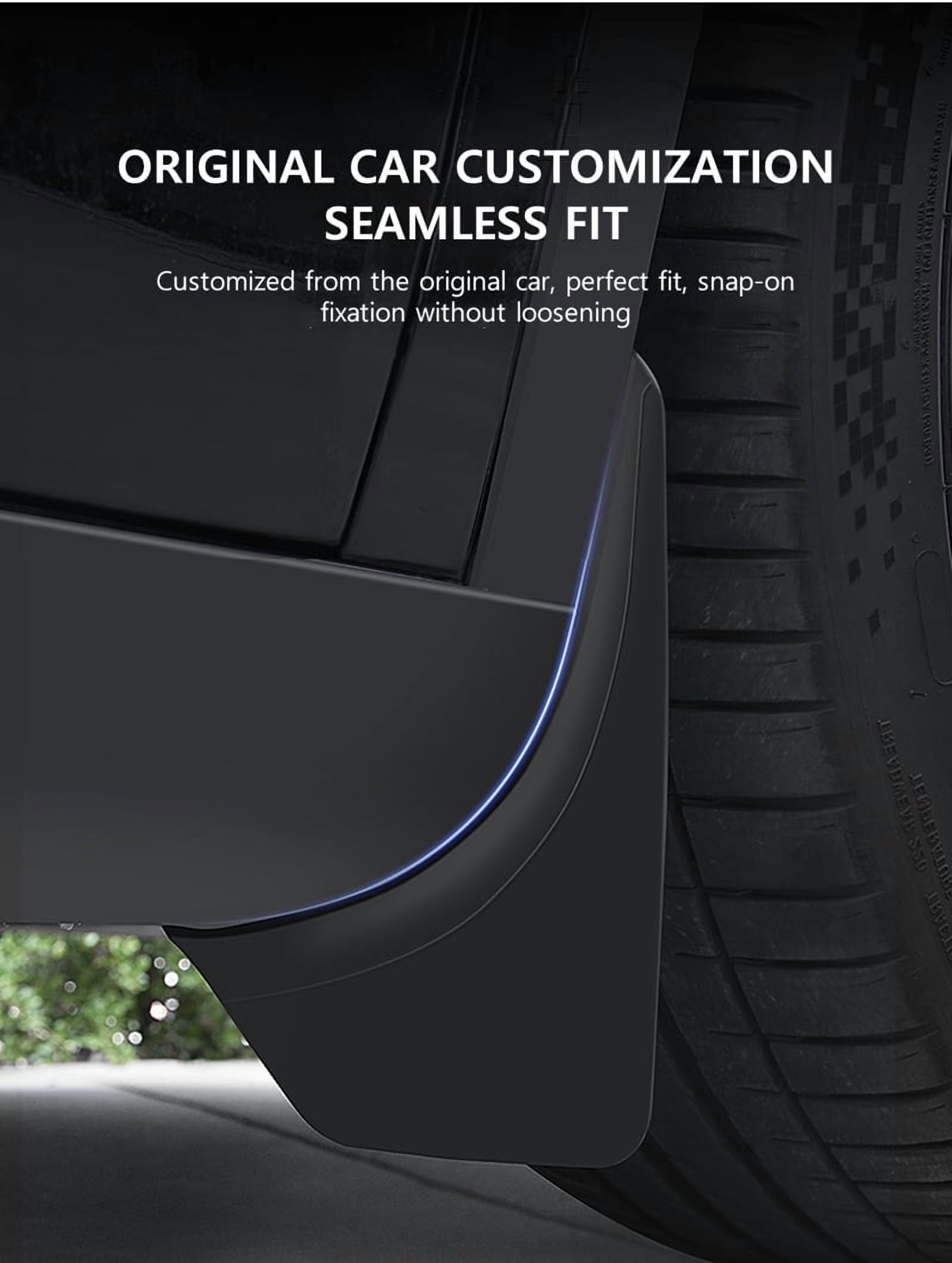 TPE Mud Flaps For Tesla Model Y 3 Highland Car Wheel Splash Guards MudFlaps for Model Y 2024-2020 Model 3 2021-2023 2024