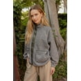 thumbnail image 1 of Blu Pepper Women's Faux Fur Snap Button Jacket, 1 of 3