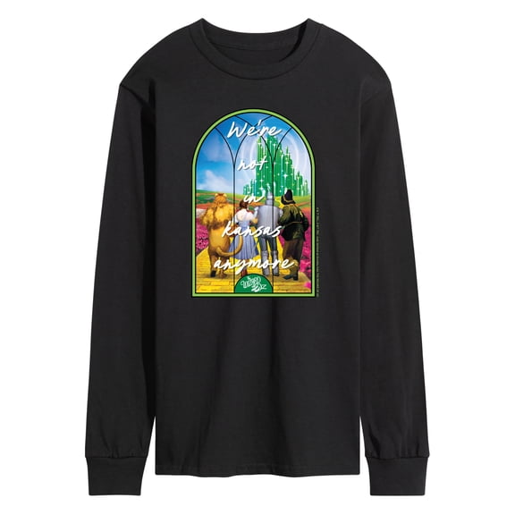 Wizard of Oz - Stained Glass Men's Long Sleeve Graphic T-Shirt