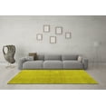 thumbnail image 3 of Ahgly Company Machine Washable Indoor Round Persian Yellow Bohemian Area Rugs, 5' Round, 3 of 4