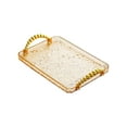 thumbnail image 3 of Bandeja rectangular para servir, para vasos de agua y joyas, para tocador de baño. Ámbar, 3 of 9