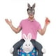 thumbnail image 3 of Easter Bunny Mask Halloween Carnival Party Bar Nightclub Costume Sexy Half Face Rabbit Ears Masks Cosplay Props, 3 of 5