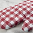 thumbnail image 5 of KitchenAid Gingham Oven Mitt 2-Pack Set, Passion Red, 7"x13", 5 of 5
