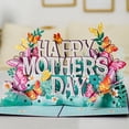 thumbnail image 4 of 3D Pop Up Mothers Day Card, Happy Mothers Day, For Mom, Wife - 5" x 7" Cover - Includes Envelope and Note Tag, 4 of 8