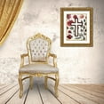 thumbnail image 3 of Villa, Mlli 15x18 Gold Ornate Wood Framed with Double Matting Museum Art Print Titled - Cross Rose Mate, 3 of 4