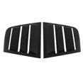 thumbnail image 4 of 2pcs Side Window Louver ABS Wearproof Air Vent Scoop Shades Cover Replacement for Dodge Charger 2011‑2021Black, 4 of 9