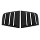 thumbnail image 2 of Rejilla De Ventana Lateral, Cubierta De Parasoles De Ventilación De Aire, 2 Uds., Reemplazo De ABS Ligero Resistente Al Desgaste Para Dodge Charger 2011-2021 Para Coche ANGGREK Negro, 2 of 8