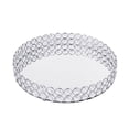 thumbnail image 1 of Bandeja de cristal, plato para tartas, caja de almacenamiento de cosméticos, bandeja de hierro con espejo dorado, bandeja para bodas y Halloween, 1 of 4