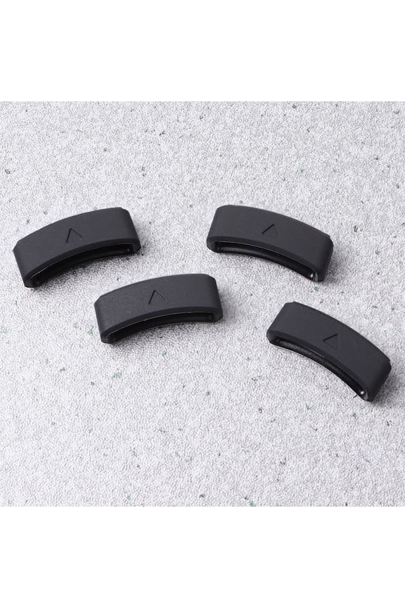 WHAMVOX Silicone Watch Strap Loop Keeper for Secure Fit Black and High Quality 22mm Inner Diameter