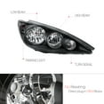 thumbnail image 3 of DNA Motoring For 05-06 Toyota Camry Factory Style Black Clear Corner Headlight Lamps Pair, 3 of 5