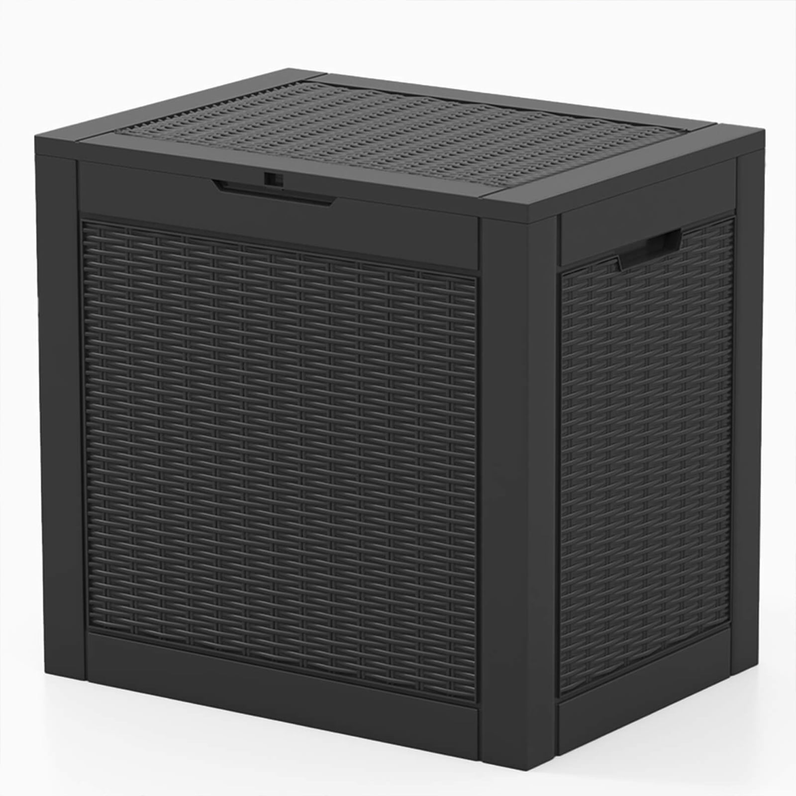 Patiowell 32 Gallon Deck Box Outdoor Resin Plastic Deck Storage Box