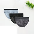 thumbnail image 2 of Plebaso Underwear for Men Big an Tall Breathable Briefs Underwear Lightweight Mesh Underpants 3-5 Pack, 2 of 7