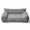 Dark Grey, variant on Exclusivo Mezcla Sofa Pet Bed with Raised Backrest for Small Dogs, 24"x18" Cozy Plush Cord Couch Dog Bed, Removable Washable Cover, Dark Grey