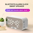 thumbnail image 2 of Reloj Despertador Digital Xihbxyly con Espejo Led y Altavoz Inalámbrico, 2 of 2