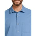 thumbnail image 4 of George Men’s & Big Men’s Button-Up Commuter Shirt with Short Sleeves, Sizes S-3XL, 4 of 5