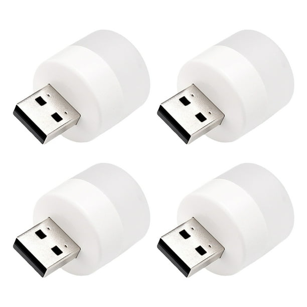 ColoMX 4 unids luces USB por noche enchufe creativo en LED luz nocturna Mini USB LED luz