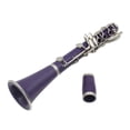thumbnail image 3 of 17 Key Bb Clarinet Set, Professional Woodwind Instrument, Lightweight ABS Design with Gloves, Cleaning Cloth, Screwdriver & Reed Storage Case for Easy Maintenance, 3 of 7