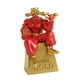 thumbnail image 3 of God of Wealth Statue Figurina decorativa Centro de mesa Ornamento de escritorio Cai Shen Escultura para el estante del gabinete regalo de escritorio rojo, 3 of 8