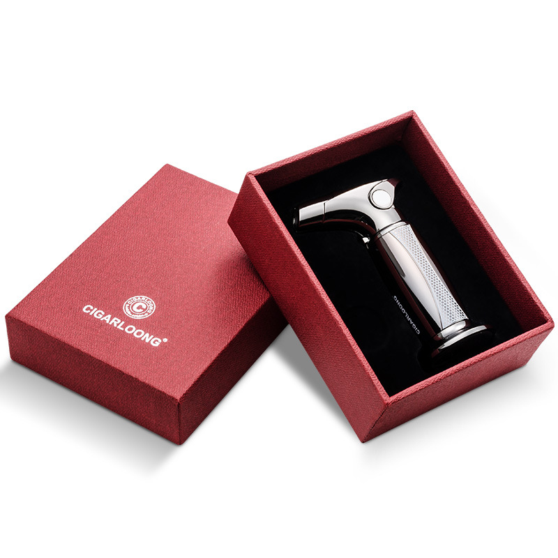 Cigar Lighter Windproof Direct Punch Oversized Desktop Cigar Electronic Cigarette Lighter