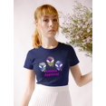 thumbnail image 2 of Alien Cosmic Approval T-Shirt Women -Smartprints Designs, Female 5X-Large, 2 of 4