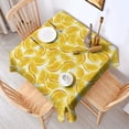 thumbnail image 2 of Orange Slices White Pattern Square Tablecloth,Waterproof Square Table Cover,Wipeable Spillproof Washable Table Cover for Home Kitchen Party Decor 60"x60"(152x152cm), 2 of 6