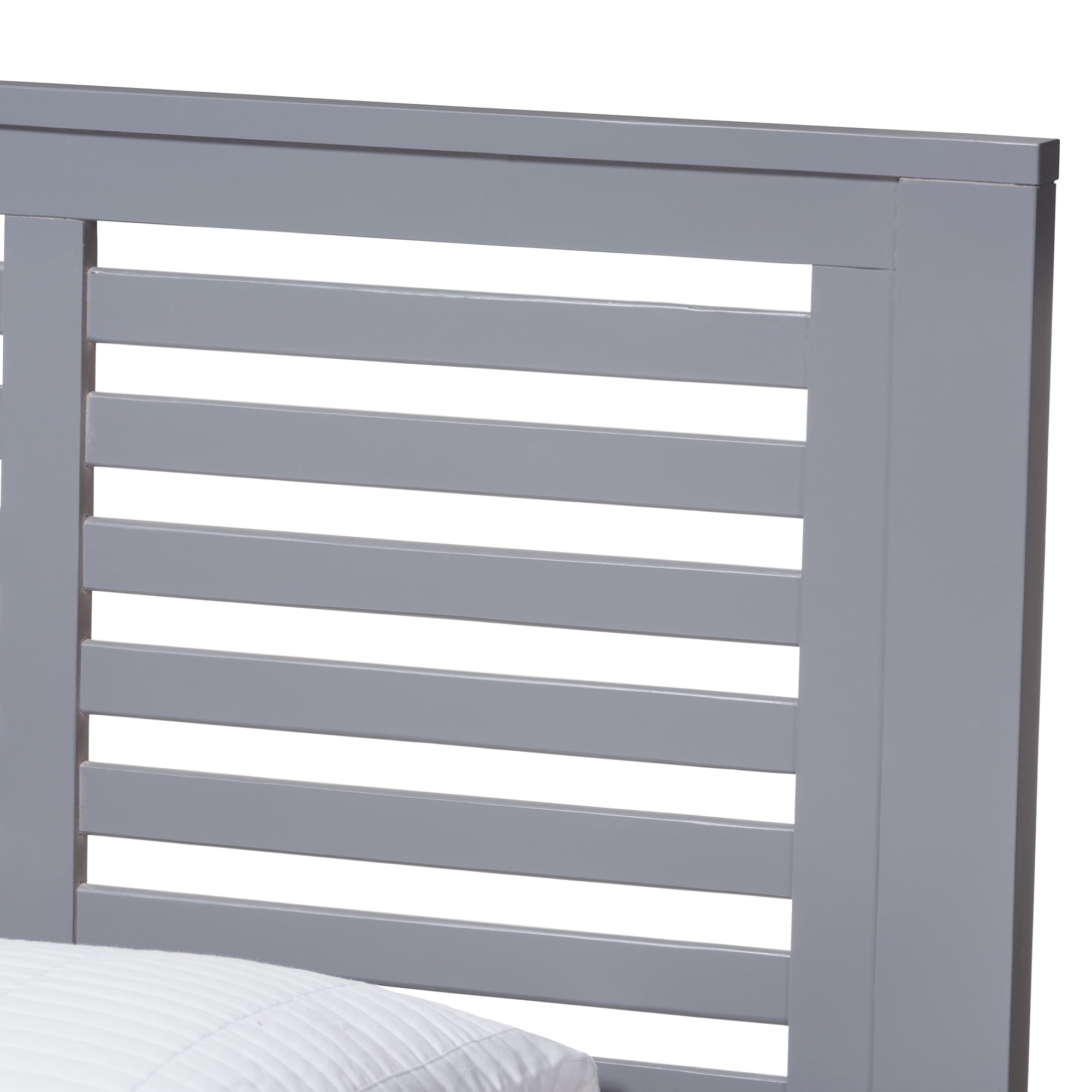 Baxton Studio Sedona Modern Classic Mission Style Wood Platform Bed, Twin, Multiple Finishes
