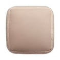 thumbnail image 6 of Ox Bay Parker Square Taupe Solid Indoor Pouf Ottoman, 18"H x 18"W, 6 of 9