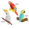 thumbnail image 5 of Walbest 1 Set Tropical Bird Pendants, Nice-looking Decorative Colorful Tropical Birds Parrots Hawaiian Theme Party Ornaments, for Jungle party/Kindergarten Window Dressing, 5 of 7