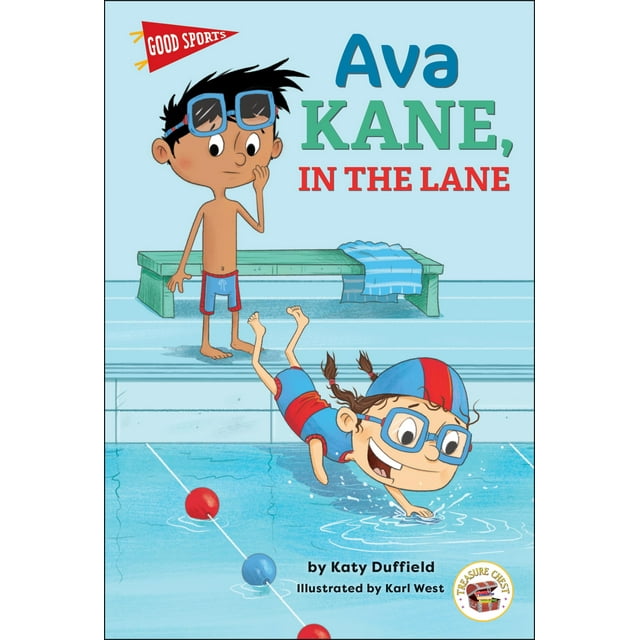 Rourke Educational Media Good Sports: Ava Kane, In the Lane―Children''s Book About Swimming, Friendship, and Good Sportsmanship, Grades K-3 Leveled Re