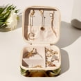 thumbnail image 6 of Retro Cat Travel Portable Jewelry Box - Square Organizer Box with Bracelet Holder, Earring Organizer – Store Rings, Earrings, Necklaces, Bracelets, and More! Suitable for Girls and Women, 6 of 6
