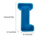thumbnail image 3 of Moldes de letras del alfabeto 3D para velas, cera, jabón y resina | Moldes de silicona azul flexibles y reutilizables para manualidades y decoración del hogar, 3 of 3