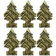 thumbnail image 2 of 6 Pc Little Trees Gold Scent Air Freshener Fragrance Hang Car Auto Home Office, 2 of 3