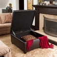 thumbnail image 3 of Pemberly Row Modern / Contemporary Storage Ottoman in Espresso, 3 of 6