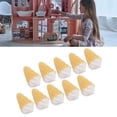 thumbnail image 4 of Mini Casa De Helado, Decoración Linda Casa De Muñecas Cono De Helado 1:6 Portátil Para El Hogar Para Manualidades, 4 of 7