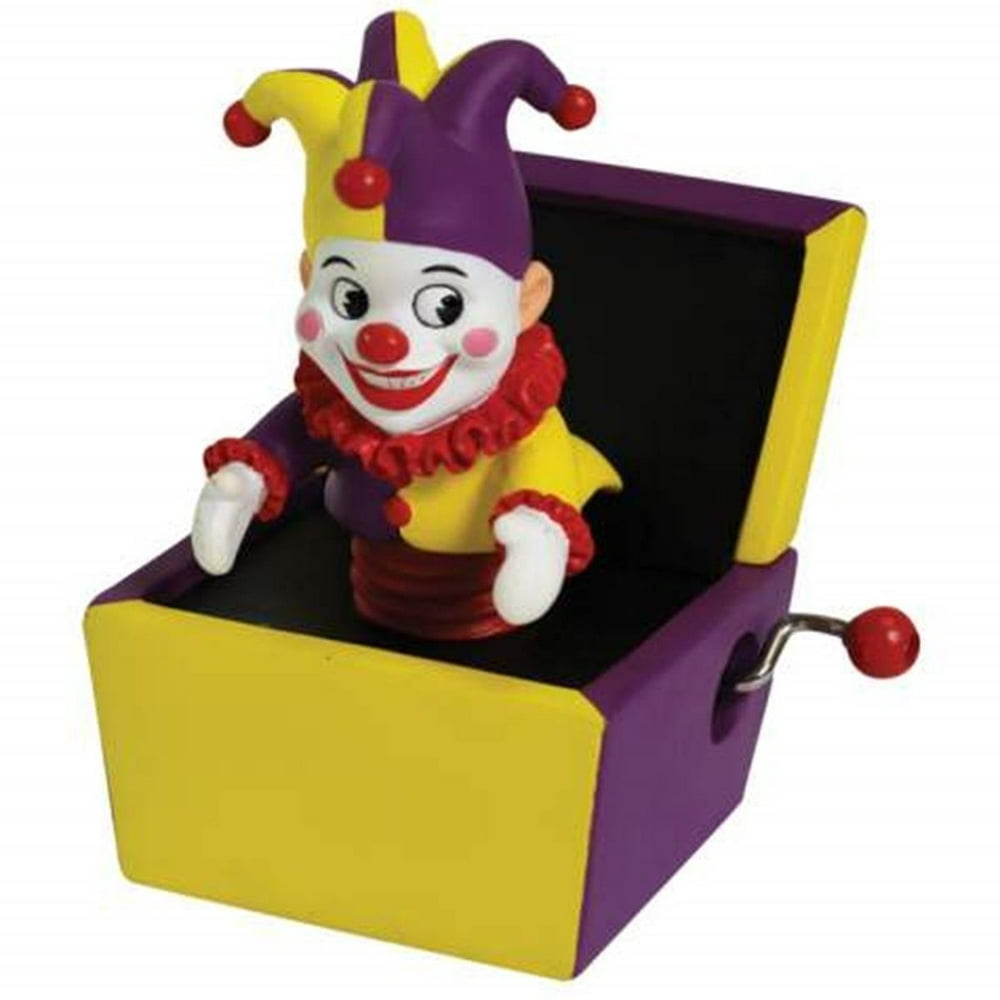 Jack in the Box Musical Hand Crank with Purple/Yellow Jester Figure - Walmart.com - Walmart.com