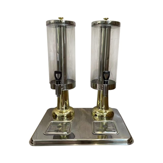 DOLITY Beverage Dispenser Beverage Machine for Milk Tea for Holidays Parties Coffee double head