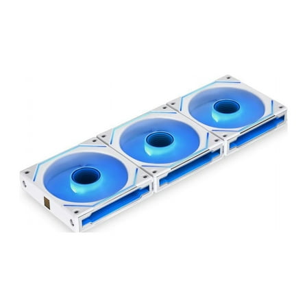 LIAN LI UNI FAN SL INFINITY 120 RGB WHITE  3 PCS PACK ---UF-SLIN120-3W  ( L Connect 3.0 Controller included)