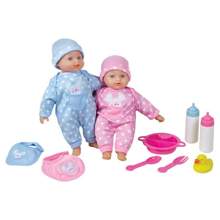 UPC: 0744459513222 | Lissi 11  Twin Baby Doll Playset  10 Pieces
