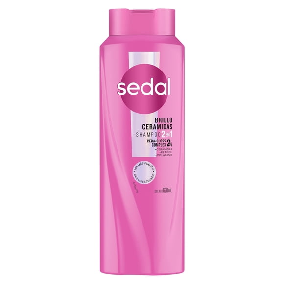 Shampoo Sedal Brillo Ceramidas 2 en 1 620 ml