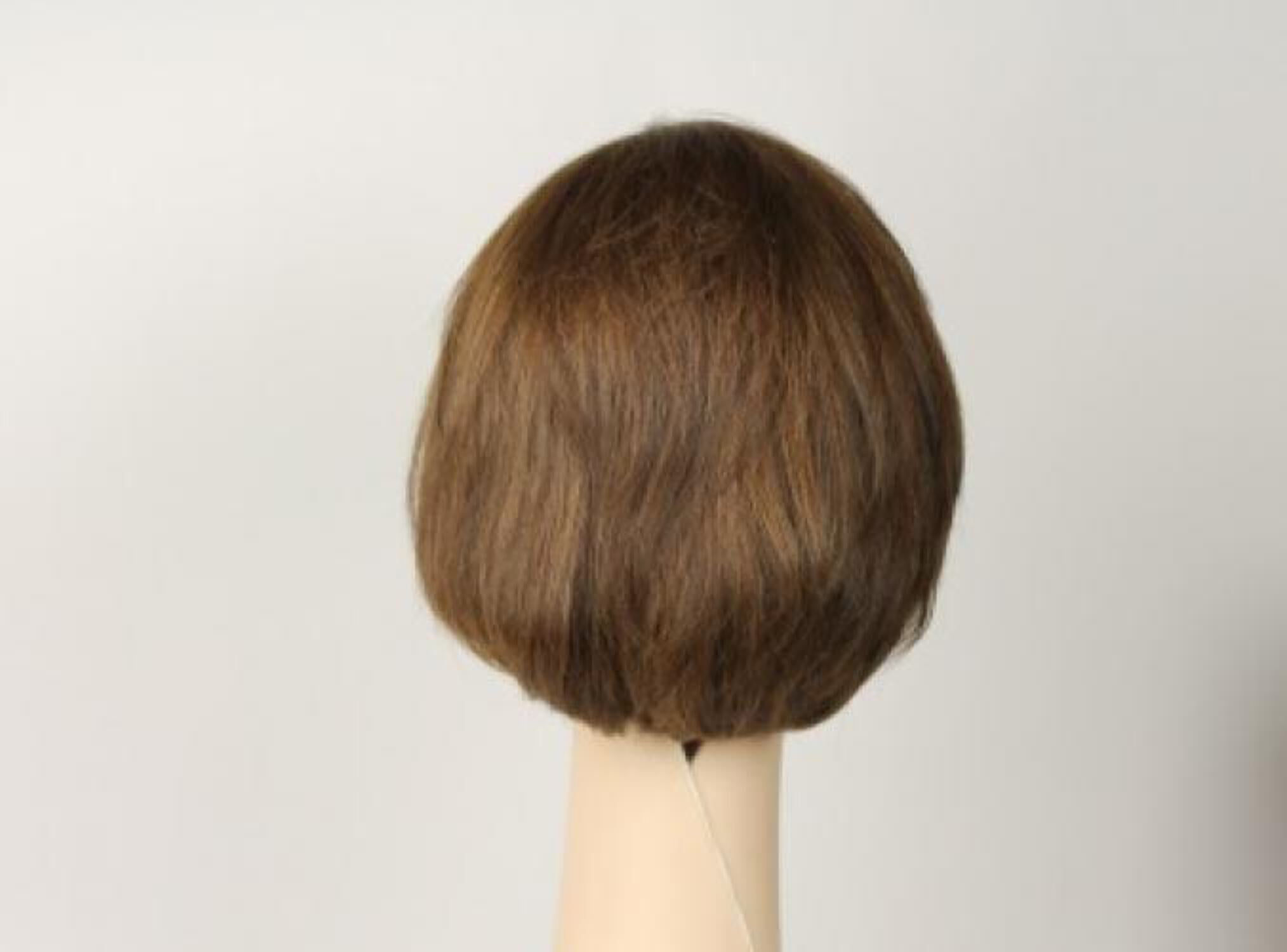 European Human Hair Freeda Wig Brown With Blonde Highlights Dorothy Size Medium