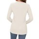 thumbnail image 4 of Neewe Womens Crew Neck Long Sleeve Buttons Tops Fall Tshirts Tee Basic 2026 Blouse Loose Fit Tops Daily, 4 of 4