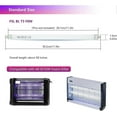 thumbnail image 3 of 2 Pack FSL BL T8 F15W Fly Killer Replacement Bulbs - 17in UV Tubes for 15/30 W Fly Insect Killer / Bug Zapper, 3 of 5