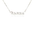thumbnail image 2 of Collar Retro Inglés Letra Zodiaco Minnieouse Ins Delicado Encanto Colgante Acuario Plata, 2 of 6
