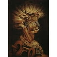 thumbnail image 3 of Arcimboldo, Giuseppe 11x14 Black Modern Framed Museum Art Print Titled - The Fire, 3 of 5