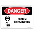 thumbnail image 1 of SignMission OS-DS-A-1014-L-1935 Panneau de Danger OSHA 10 x 14 Po - Hypochlorite de Sodium, 1 of 1